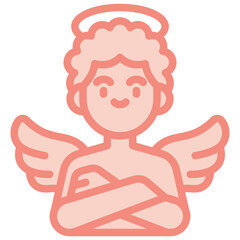 cupid two tone icon