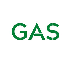 Gas logo vector 