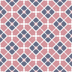Fototapeta premium Abstract geometric pattern. A seamless background, vintage texture. 