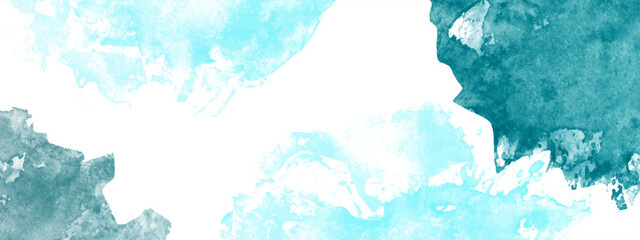 blue frame watercolor background, cover page premium unique slide design pattern with high-resolution wallpaper, soft light quality creative pattern.