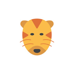 the tiger shio themed icon is suitable for web, apk or additional ornaments for your project about the chinese new year