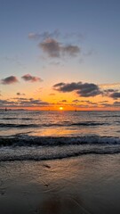 Obraz premium sunrise on the beach