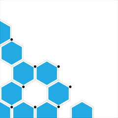 Hexagon Edge Corner Border