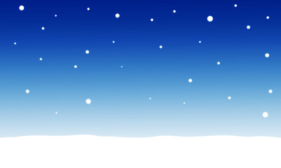 Obraz na płótnie Canvas 雪の降る景色5