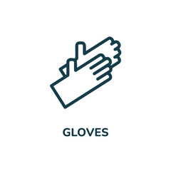 mitten icon vector. glove icon vector symbol illustration. Modern simple vector icon for your design. winter icon vector	