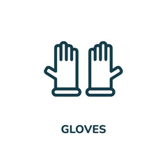 mitten icon vector. glove icon vector symbol illustration. Modern simple vector icon for your design. winter icon vector	