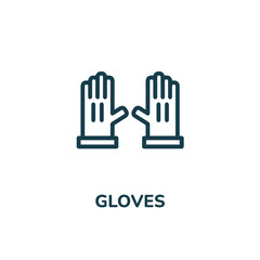 Fototapeta premium mitten icon vector. glove icon vector symbol illustration. Modern simple vector icon for your design. winter icon vector 