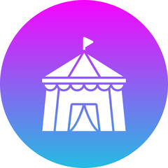 Obraz premium Circus Tent Icon