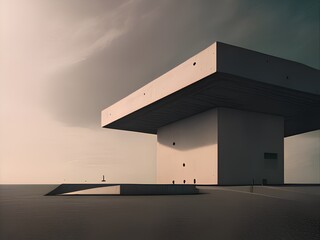 Generative AI,low angle view of building against sky during sunset