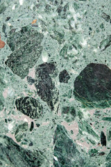 Green marble stone seamless background pattern or texture