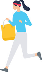 Woman with shopping bag, Shopping bag logo. Hand holding a shopping bag, Hand holding shop bag. Hand holding shopping bag
