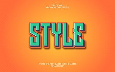 Obraz premium Style Text Effect