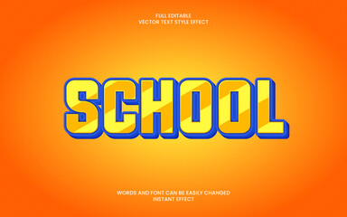 School Text Effect