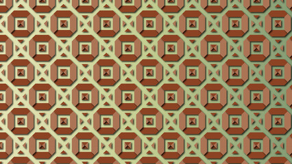 Brown, Seamless, Pattern, geometric, background, to be used as decoration element texture (geometric, backdrop, shapes, repeated, to create unity and consistency in design)