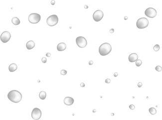 Water rain drops element