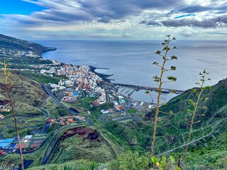 Blick über Santa Cruz der La Palma