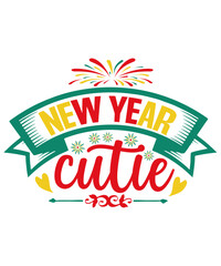 Happy New Year SVG Bundle, Hello 2023 Svg, New Year Decoration, New Year Sign, Silhouette Cricut, Printable Vector, New Year Quote Svg