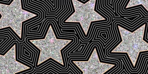 seamless star background- pattern