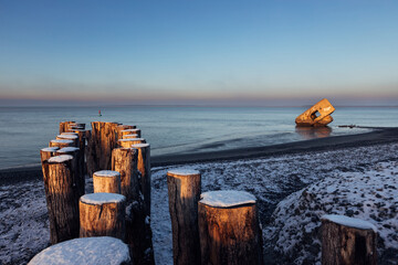 Blockhaus au bord de la mer à La Pointe du Hourdel