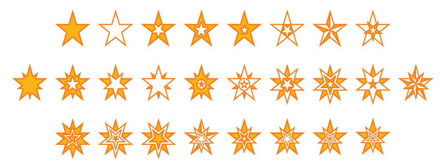 Sterne Collection orange