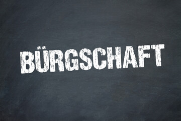 Obraz premium Bürgschaft 