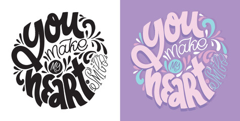 Inspiration motivation hand drawn doodle lettering art, mug print, t-shirt design.