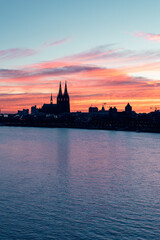 Silhoutte cologne cathedral