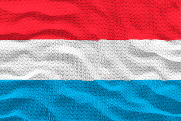 National flag of Luxembourg. Background  with flag  of Luxembourg