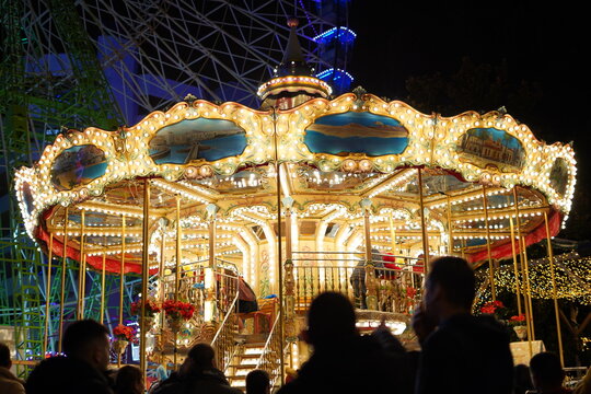 Parisian Carousel in Vigo Christmas