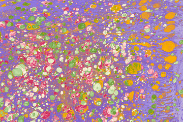  Abstract creative marbling pattern texture. Traditional art of Ebru marbling.