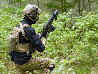 Uczestnik rozgrywki ASG © Jacek