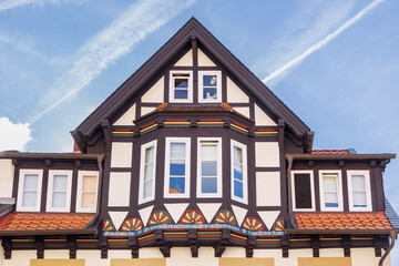Cityscape of Goslar UNESCO world cultural heritage site in Harz, Lower Saxony in Germany