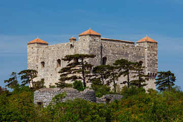 Fototapeta na wymiar The Nehaj Castle in Senj