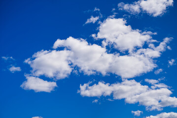 The blue sky and clouds sky. blue sky background