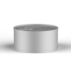 tin can isolated on white