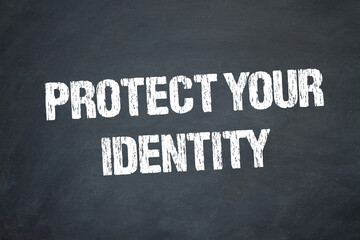 Obraz premium Protect Your Identity 