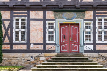 Cityscape of Goslar UNESCO world cultural heritage site in Harz, Lower Saxony in Germany