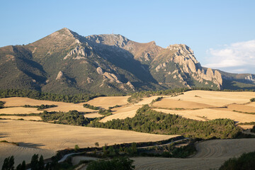 Pena Blanca in Kodes Mountains outside Aguilar de Codes Village, Navarra; Spain