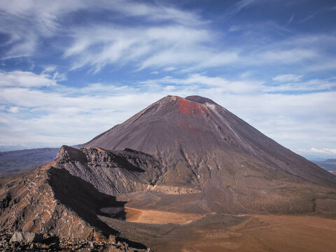 Mount Ngauruhoe (Mt Doom) On A Sunny Day, New Zealand