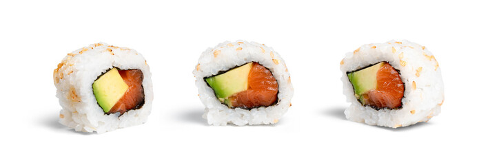 maki sushi food isolated on white background © Miquel