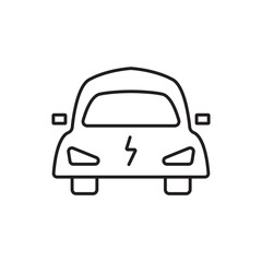 electric car icon