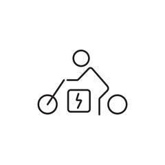 electric bike icon