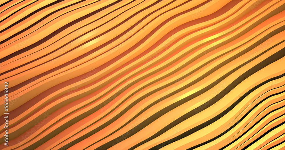 Poster abstract background of yellow gold diagonal gradient unusual shiny bright beautiful lines and moving
