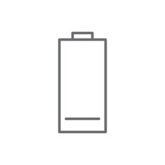 low battery electric icon