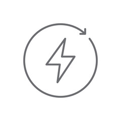 power battery electric icon