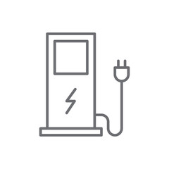 electric charging station icon