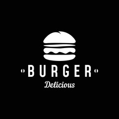 Burger logo,restaurant emblem,cafe,burger label and factory.Fast food template.
