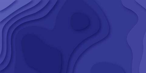 Abstract blue and purple papercut out background texture design. For web, wall paper, brochure and other pattern designs. green abstract multi-layer 3d seamless background.