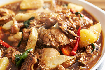 Andong-style Braised Spicy Chicken with Vegetables