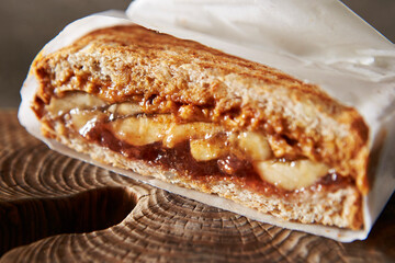 Apple Syrup and Cinnamon Sandwich